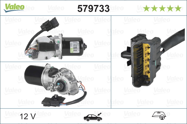 Motor stergator 579733 VALEO